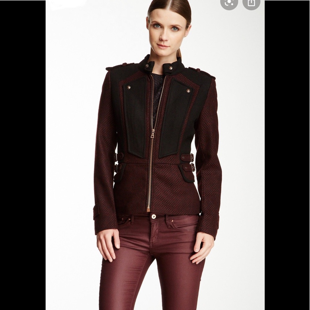 NWOT! Sam Edelman Two-Tone Military Coat